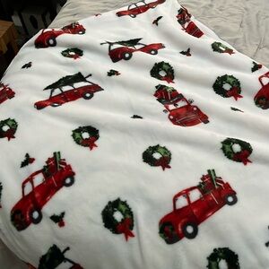 christmas truck blanket